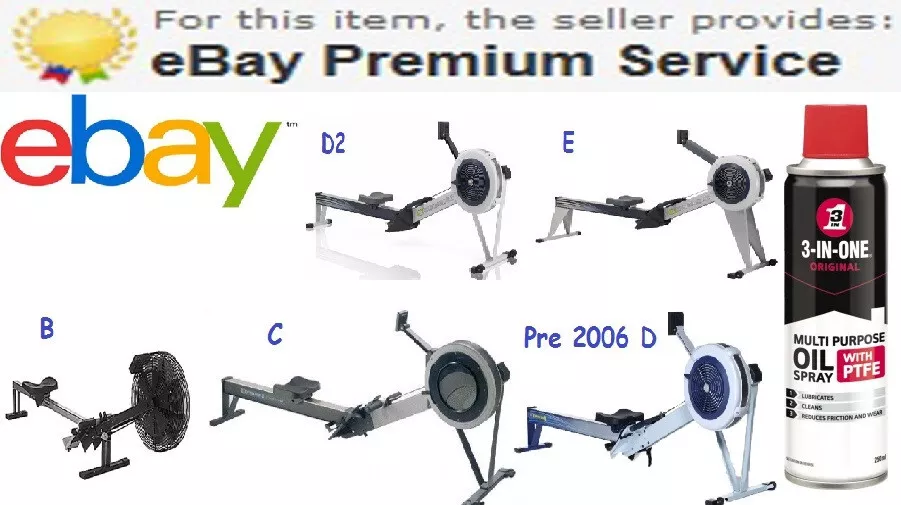 concept 2 rowing machine 3 IN ONE 200ml Chain Oil For All Models
