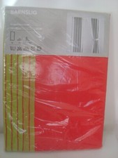 IKEA BARNSLIG Tende per Bambini 2 Pannelli con Schienali Rosso Verde Blu 47x98" NUOVE
