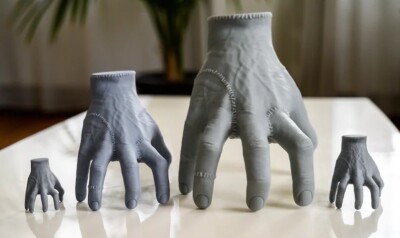 Wednesday, The Thing, eiskaltes Händchen, Netflix Serie, 3D Druck