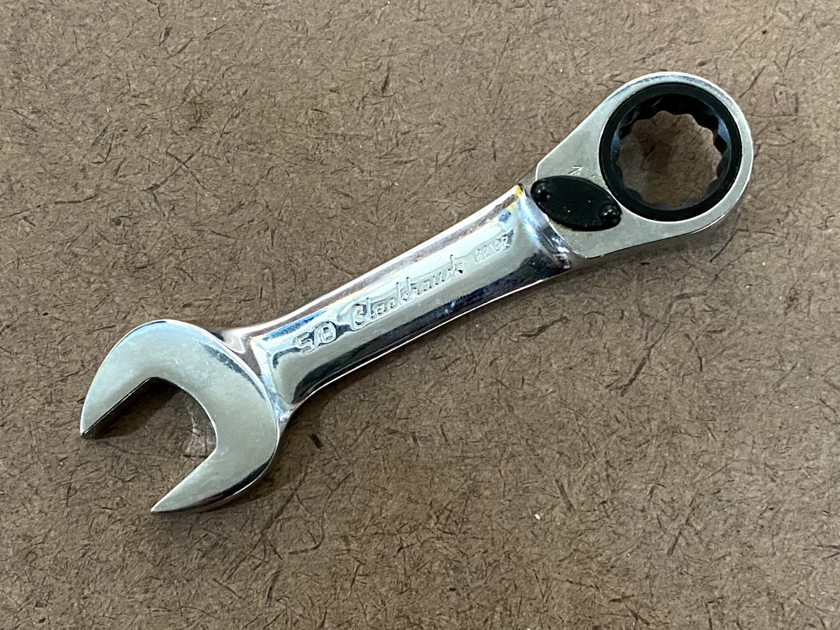 Blackhawk BW 2218R Combination Stubby Reversible Ratcheting Wrench