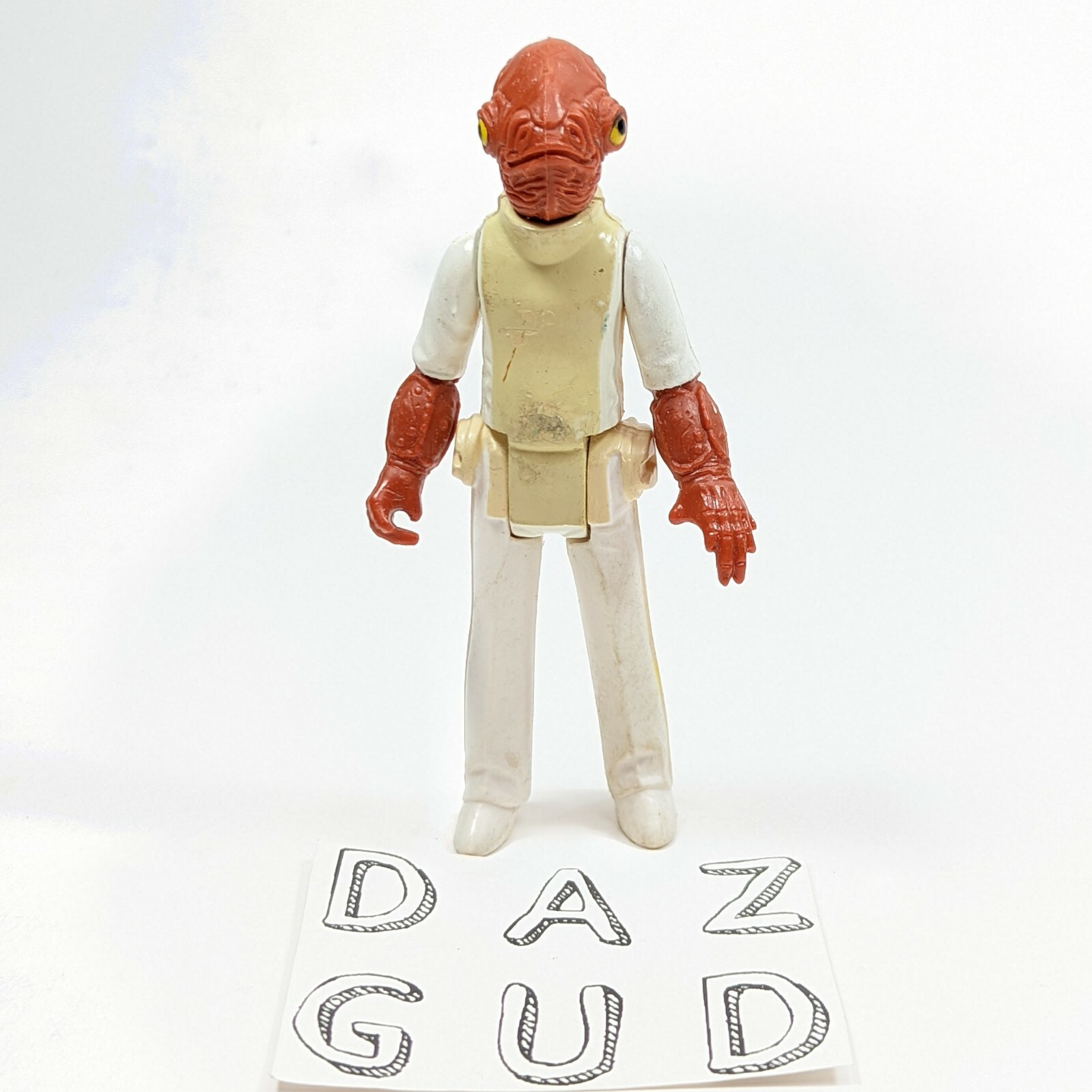 Vintage 1982 ADMIRAL ACKBAR Star Wars Kenner ROTJ Action Figure - FREE ...