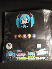 Hatsune Miku (SPACE INVADERS) Illumination T-Shirt Style C Black Size M