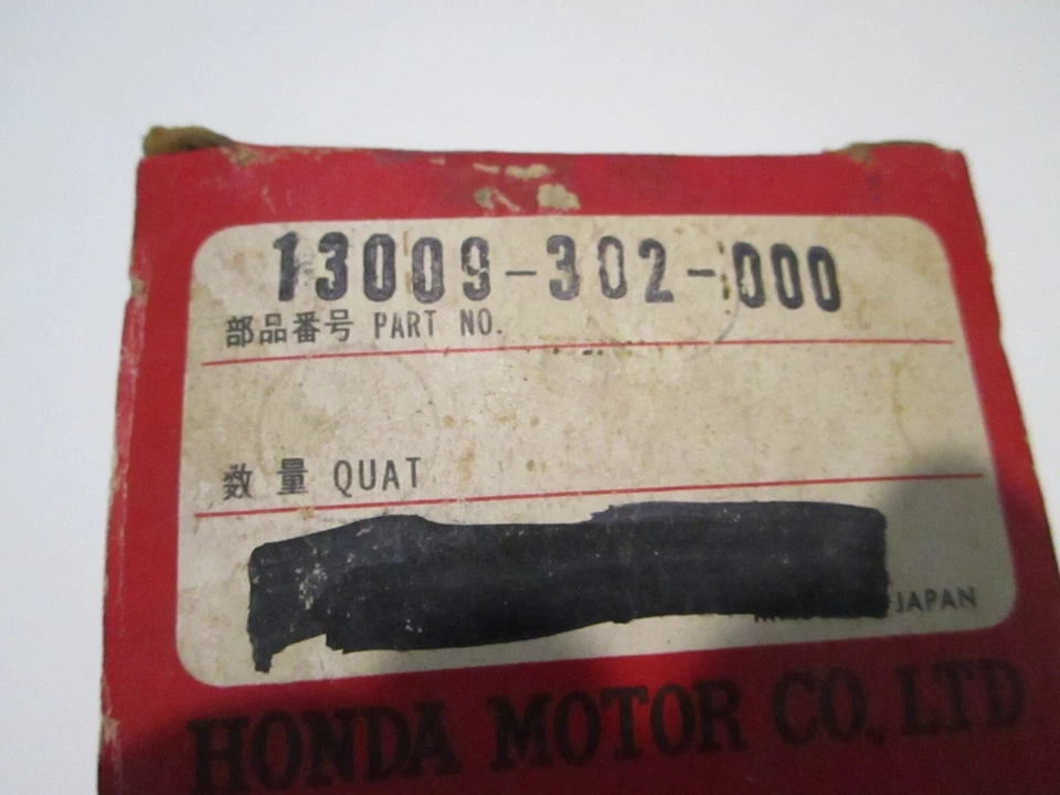 Nuevo de Lote Antiguo Honda CA CD CA175 CD175 OEM Motor Pistón Kit PN:13009-302-000 Foto 2 de 4