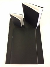 A3 A4 A5 Black Art Sketch Book Plain Drawing Paper Sketching Pad 130g Cartridge