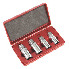 Image of Sealey AK723 Stud Extractor Set 4pc 1/2"Sq Drive Metric