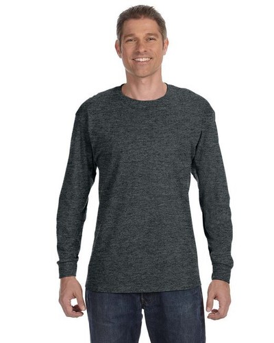 Gildan G540 Adult Heavy Cotton Long-Sleeve T-Shirt - Picture 7 of 26