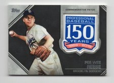 2019 Topps Update 150th Anniversary Manufactured Patches Pee Wee Reese