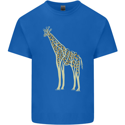 Giraffe Ecology Mens Light Cotton T-Shirt