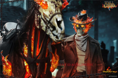 1/6 Thunder Toys TD2023B+C Ghost Rider Hell Ranger Figure Deluxe