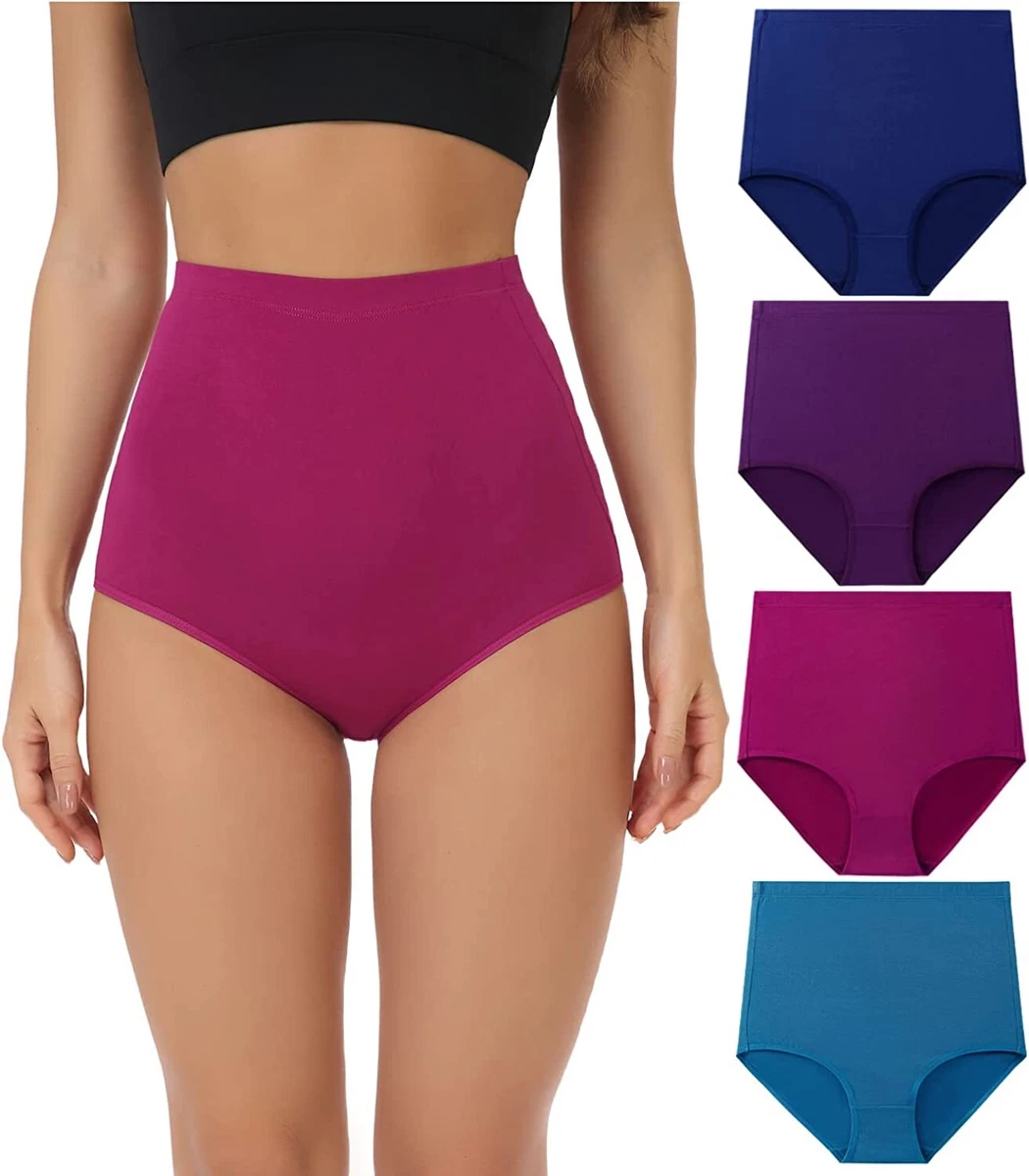 wirarpa Women s Underwear Cotton Super High Waisted Briefs Stretch