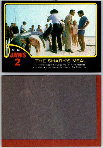 1978 Topps JAWS 2 Movie Trading Cards - Set Break - Pick Your Cards NM/MT - 第 47/71 張圖片
