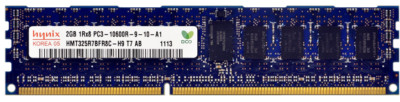 Lot Of 2 HMT325R7BFR8C-H9 Hynix 2GB PC3-10600 DDR3-1333MHz ECC Reg 1Rx8 Memory