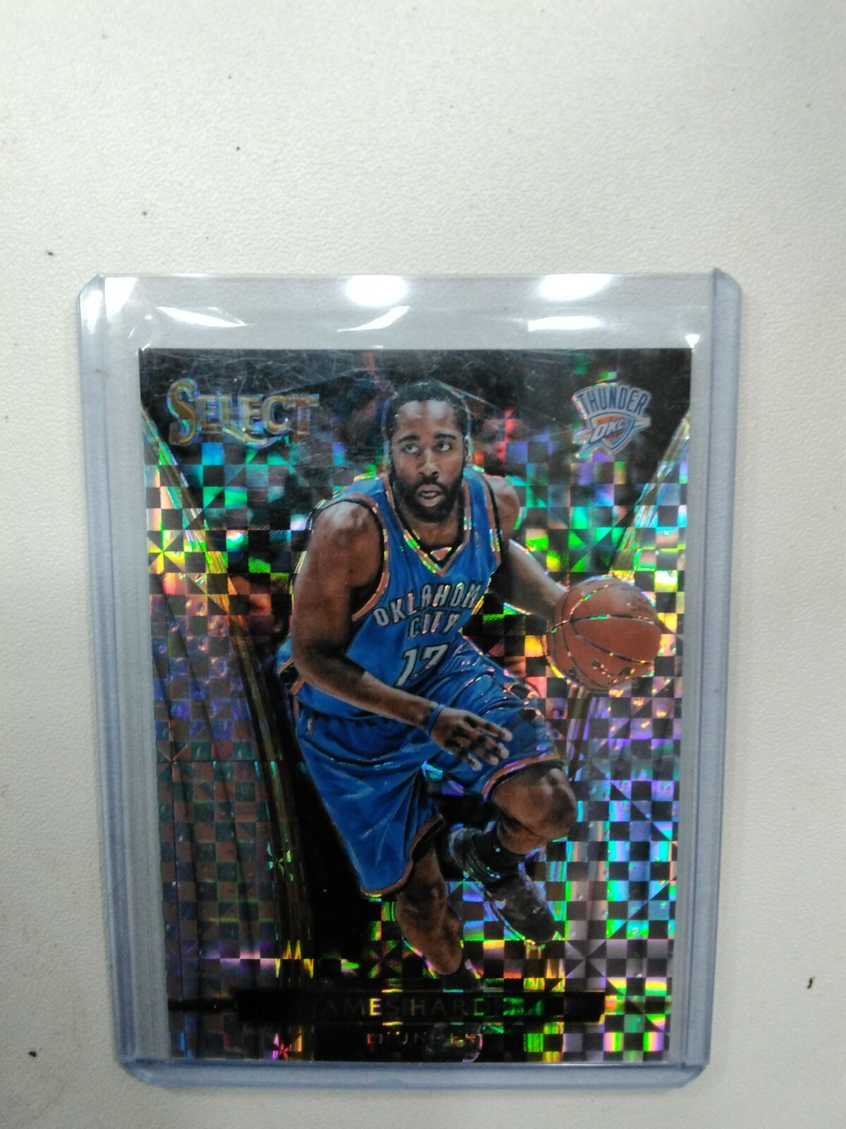 2015-16 Select James Harden Courtside Silver Prizm #284 Thunder