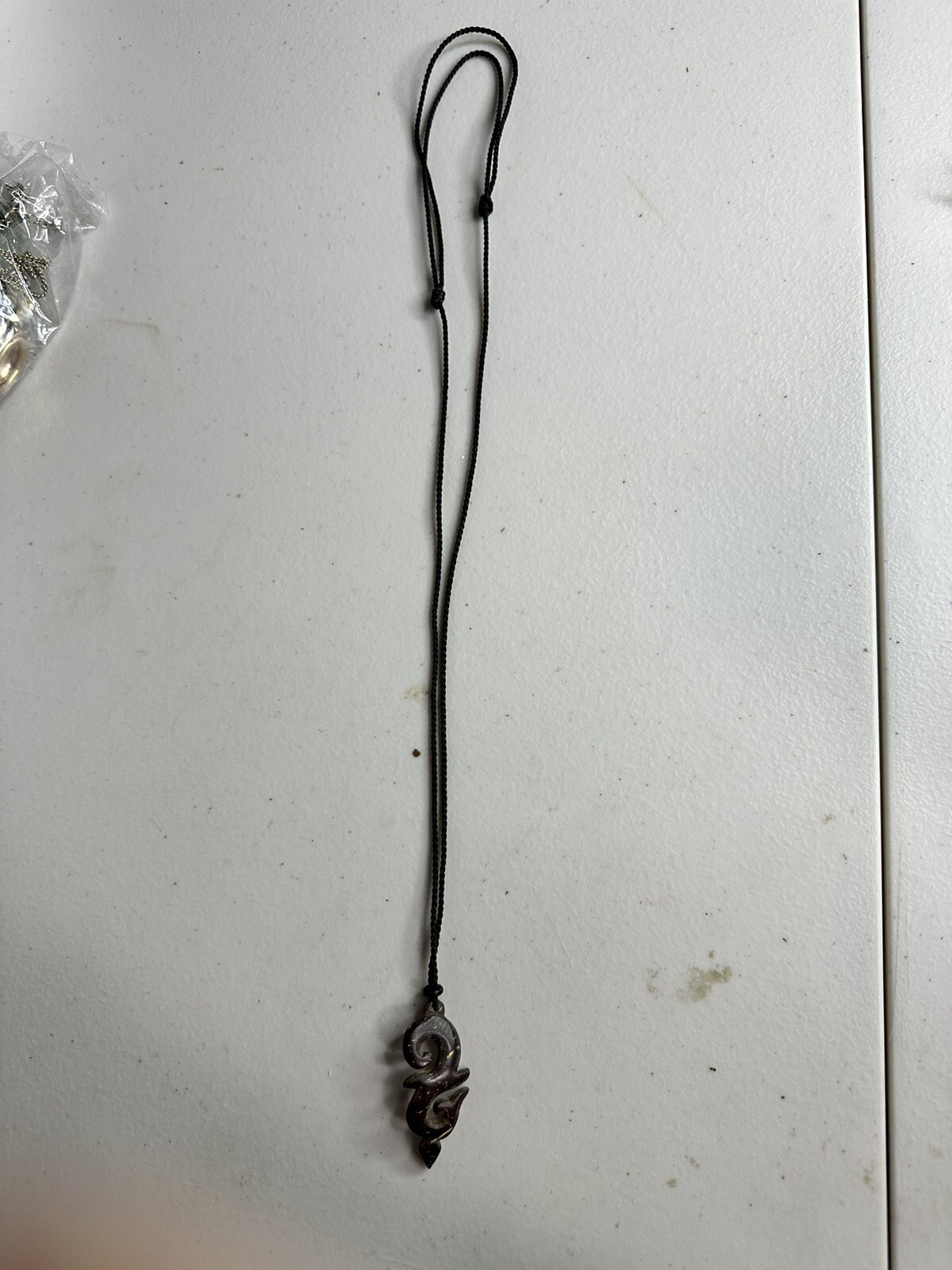 Handmade Adjustable Length Coconut Shell Necklace - image 1