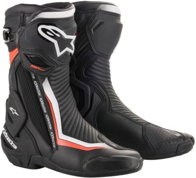 Alpinestars SMX Plus V2 Motorradstiefel, schwarz-weiß-rot, Gr. 42, UVP 439,95 