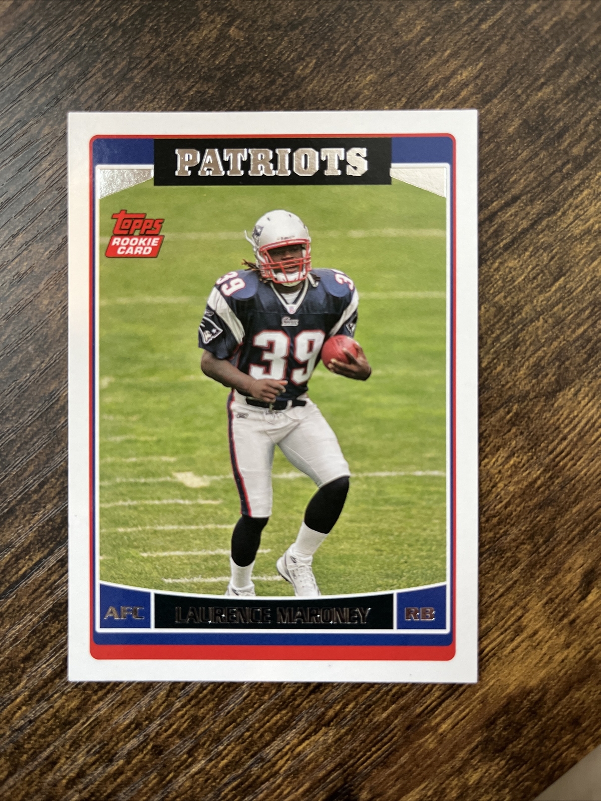 2006 Topps #373 Laurence Maroney RC New England Patriots