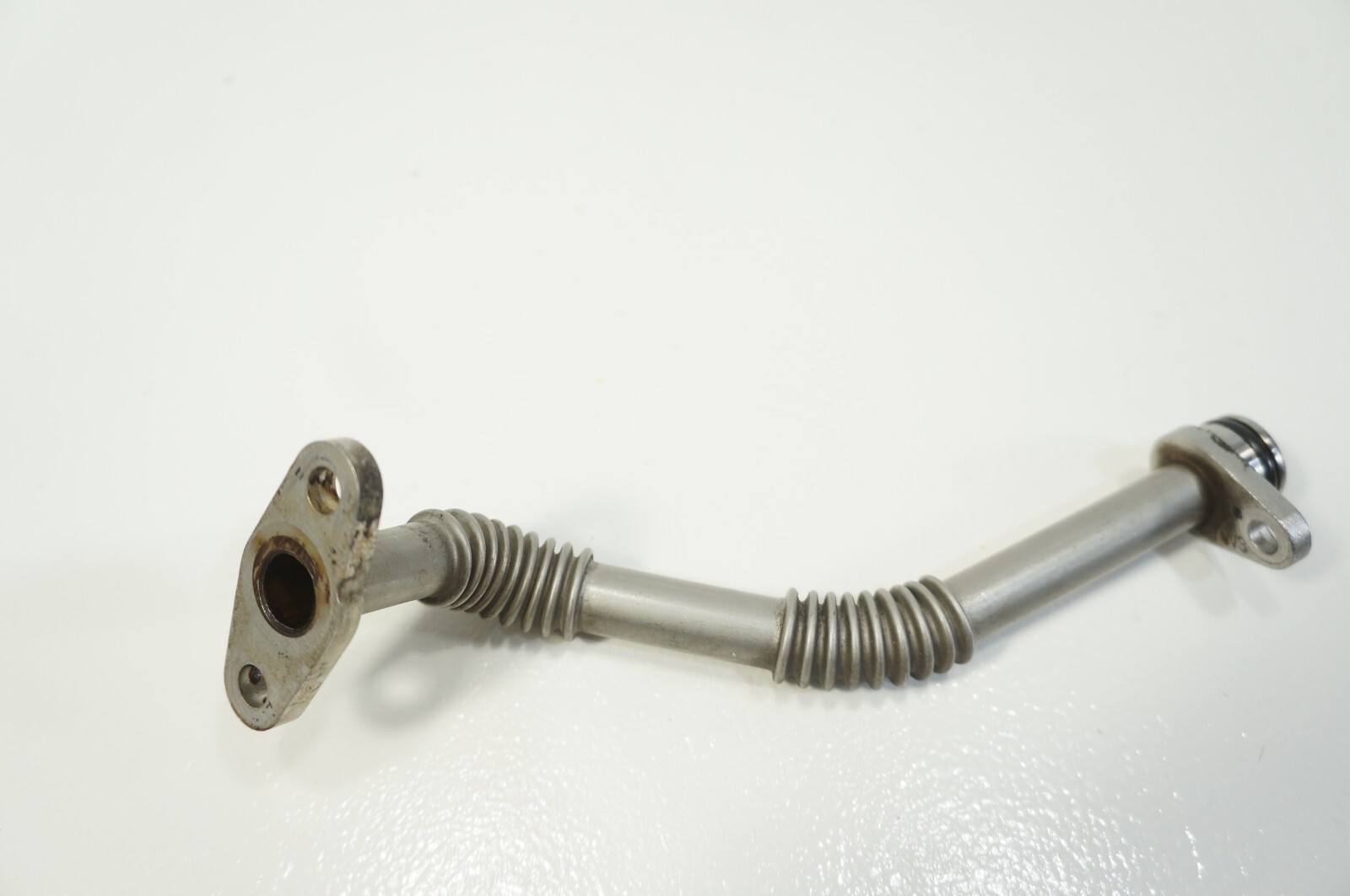 2014-2016 maserati ghibli LEFT DRIVER SIDE turbo oil pipe line hose return OEM