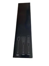 NIB Set Of 3 Pcs Curtis Stone Red  Angled Spoon Turner Spurtle Kitchen Utensil