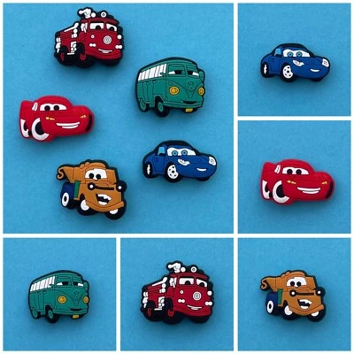 XL Schuhstecker/Shoe Charms/Set/Pins für CARS/LIGHTNING MCQUEEN/HOOK*/SALLY*Fans