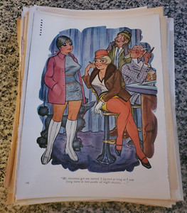 Playboy CARTOONS - Lot of 50 DOUG SNEYD Cartoons