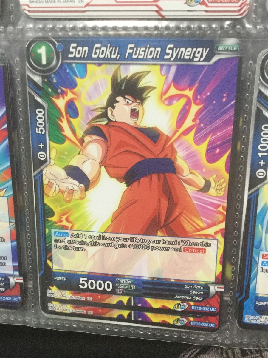 Dragon Ball Super TCG Son Goku, Fusion Synergy BT12-032 UC | eBay