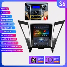 6+64GB 9.7" For Hyundai Sonata 2011-2015 CarPlay Android 14 Android 13 Radio GPS