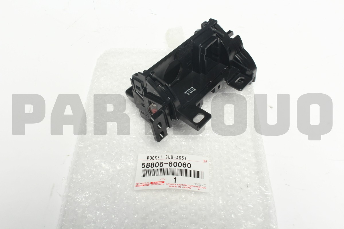 5880660060 Genuine Toyota POCKET, CONSOLE BOX 58806-60060 | eBay