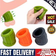 Silicone Penis-Stretcher Enhancer Ball-Scrotum-Ring-Delay-Ejaculation for Male