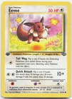 Eevee Common Jungle JU Colorless 1st Edition 51/64 1999 MP