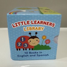 Bilingual 10 Board Books Set: English  Spanish - Numbers, Colors, Animals, Song