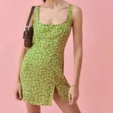 Reformation mini dress summer floral