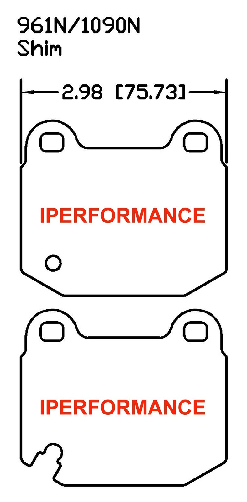 Titanium Brake Heat Shield Set Notched for Lotus Exige, 2P; Front .032"/8mm