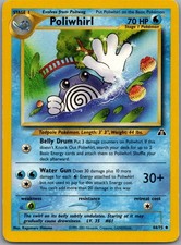 Poliwhirl Unlimited Uncommon Neo Discovery 44/75 on eBay