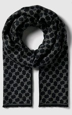 Joop Collection Herren Schal Modell Floris ca.204 x 63cm  Schwarz/Grau