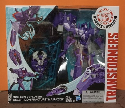 Transformers Robots in Disguise Mini-Con Deployers Decepticon Fracture & Airazor