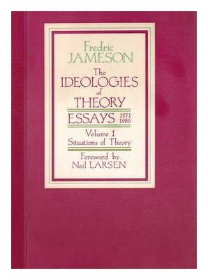 Jameson, Friedrich Der Ideologies Of Theorie 1971-1986 Vol.1 Situationen Von