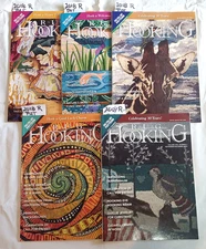 RUG HOOKING MAGAZINE 2018 FULL YEAR 5 ISSUES ALL W/ PULLOUT PAPER PATTERNS