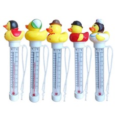 Cute Duck Floating Pool Thermometer Easy Read Digital Thermometers for Ice Bath