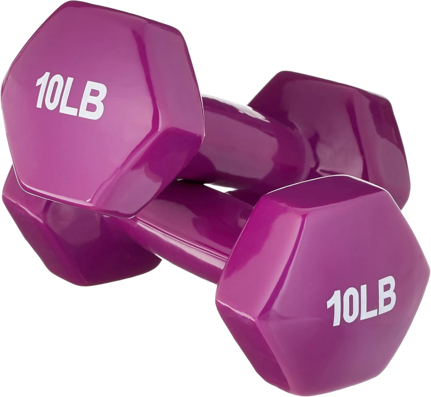 Vinyl Coated Dumbbell Hand Weights for Weight Lifting & Home Gym