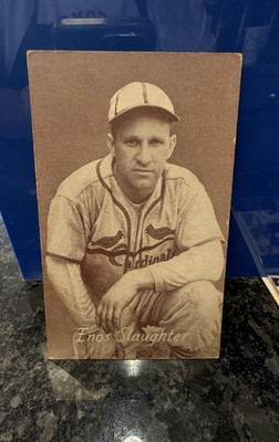 1947-66 Exhibits - W461 Enos Slaughter (RC)  VG