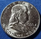 A 1955 Franklin Half Dollar BU Nice Blazer!!!
