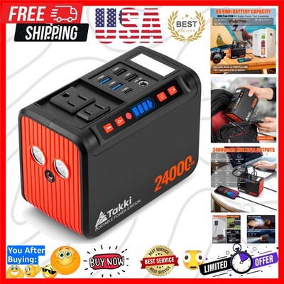 88.8Wh Portable Power Station Lithium Battery Small Generator Power Bank with...