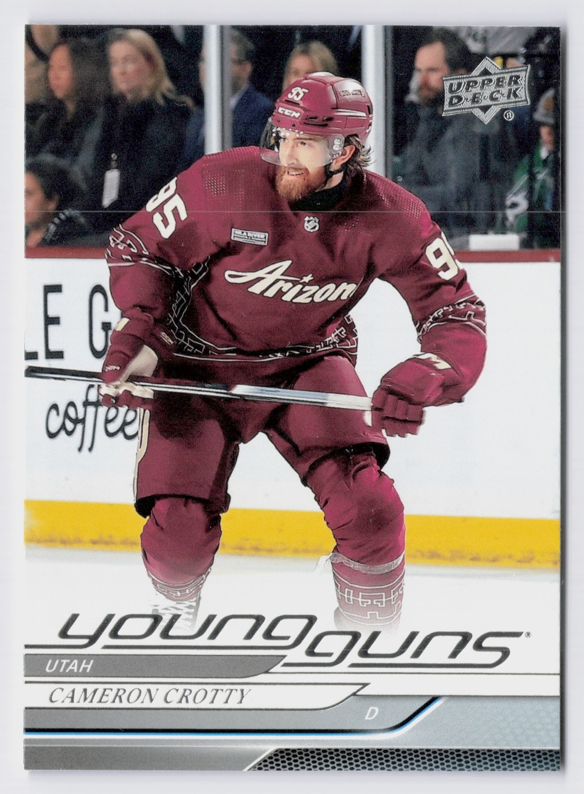 2024-25 Upper Deck Young Guns Cameron Crotty #238 (RC) ARIZONA COYOTES