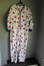 Vintage Disney Winnie the Pooh Women's One-Piece Pajamas Size Small 100 Cotton