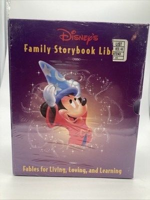 Disney s Family Storybook Library Fables  Living Loving & Learning Set of 12 New
