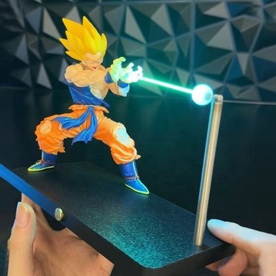 Goku Saiyan LED Lampe magnetisch Touch aufladbar DBZ Dragon Ball Z Nachtlicht