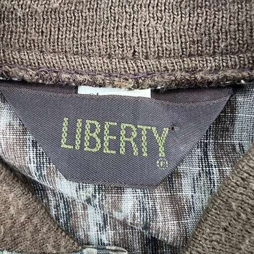 Vintage Liberty Camo Bomber Jacket Mens XL Realtree Treebark Hunting USA Made image 3