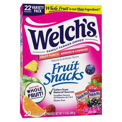 #ad Welch#x27;s Fruit Snacks Gluten Free Fruit Punch amp; Berries #x27;N Cherries Soft Fruit Sn $3.69