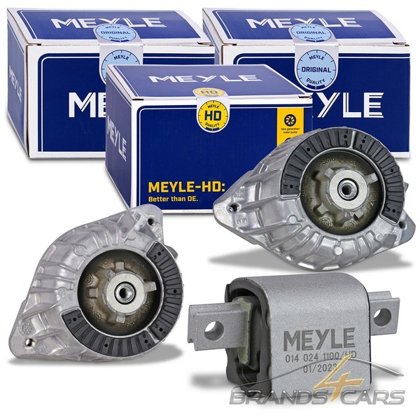 2X Meyle Motorlager + Getriebelager FÜR Mercedes C E-KLASSE W204 W212 CLS CDI-image