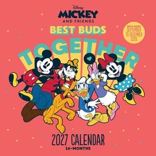 Mickey Mouse 2027 Calendar - Official Disney 30x30cm 16 Month Wall Calendar